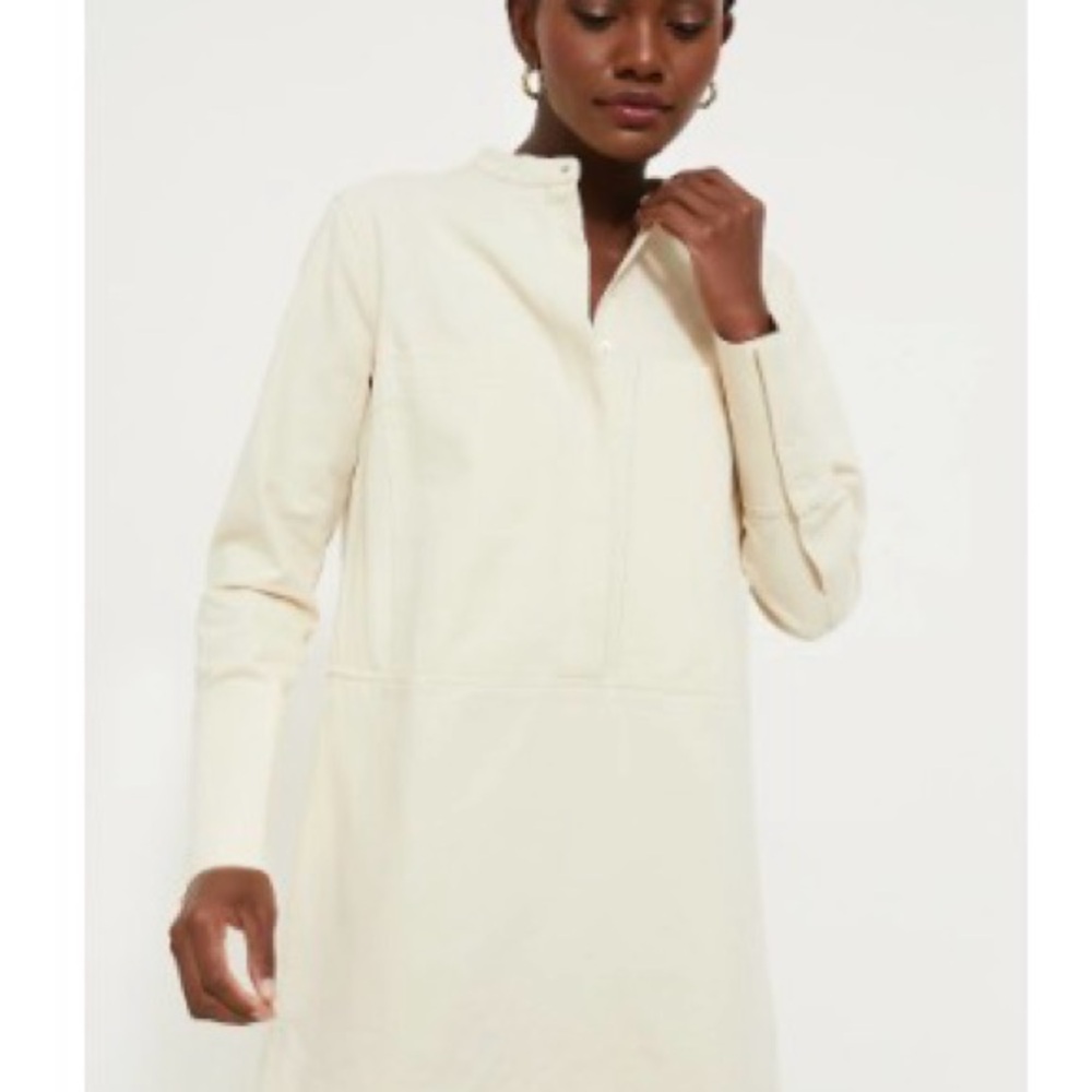 Tuckernuck Pomander Place Stone Twill Denim Rohan Shirt Dress